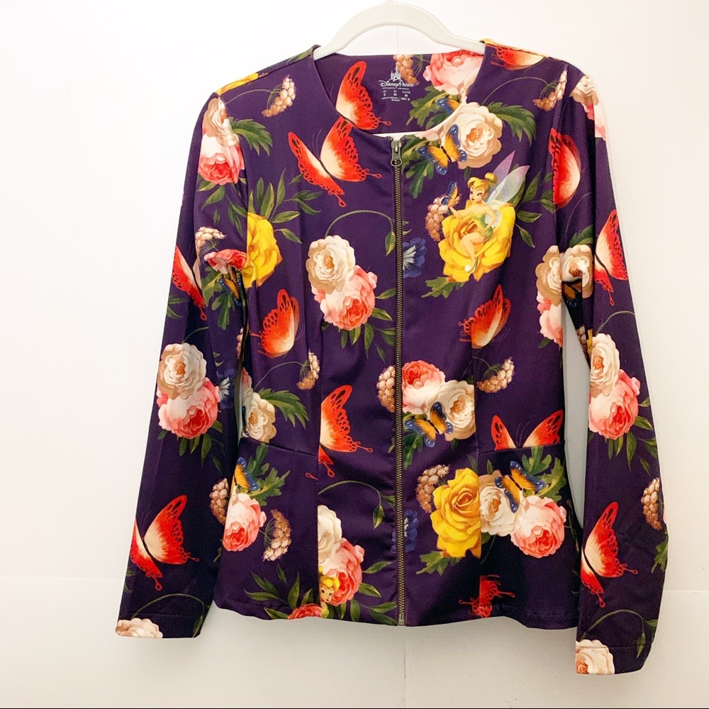 Disney tinker bell purple jacket size Small